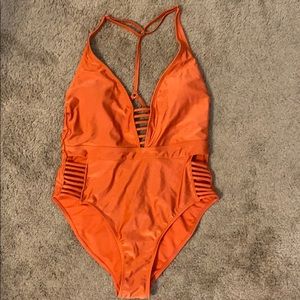 One piece bathing suite